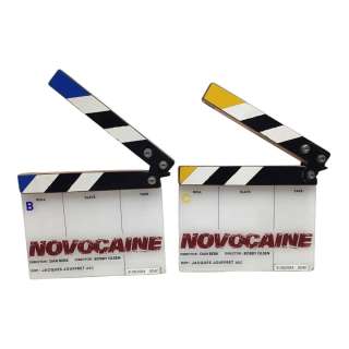Novocaine Production Used (B) Mini Clapper Board & (C) Mini Clapper Board | VIP Fan Auctions