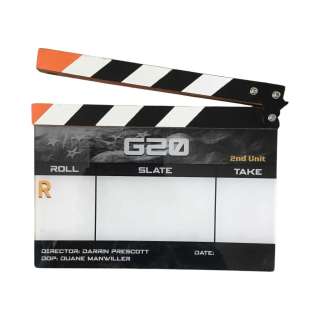 G20 Production Used (R) Clapper Board | VIP Fan Auctions