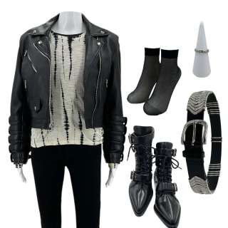 Scream VI Kirby Reed Screen Worn Stunt Double Jacket, Shirt, Bulletproof Shirt, Jeans, Boots, Socks, Belt & Rings Ch 3 Sc 84-86 | VIP Fan Auctions