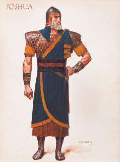 Arnold Friberg costume sketch of Joshua from The Ten Commandments. | Profiles in History