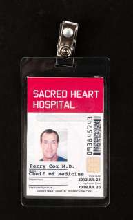 Scrubs | Dr. Perry Cox’s (John C. McGinley) Sacred Heart Hospital ID Card | Propstore