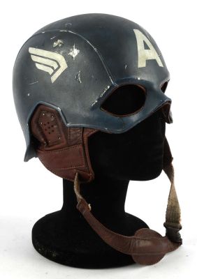 Lot 5018 - Captain America: The First Avenger (2011) Production-made Stage 1 Captain America WWII helmet prop… | Ewbank’s