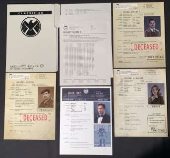 The Avengers (2012) - SHIELD Security File (Screen-Matched) | Hanlin Auction Service