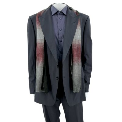 Lot 165: Relationship Goals Jarrett Roy Screen Worn Casual Suit, Button-Up Shirt & Scarf Ch 12 Sc 84,85,86 | VIP Fan Auctions