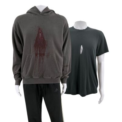 Lot 8: Poker Face Season 2 Juice Screen Worn Stunt Double Hoodie, Shirt & Track Pants Ch 1 Sc 37, 40, 41 Stage 2 Ep 207 | VIP Fan Auctions