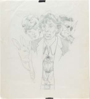 Michael Hobson Poster Concept Sketch for Innerspace (Warner Bros., 1987). | Heritage