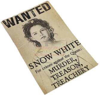 Lot 221 - Once Upon a Time (2011–2018) - Snow White (Ginnifer Goodwin) Reward Poster