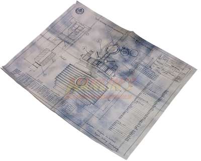 Captain America: The First Avenger (2011) - Hydra Weapon Blueprint Prop | Hanlin Auction Service