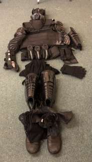 "Superheroes Show" shock trooper outfit - includes mask/ chest & back armor/ shoulder pads/ prop arm | Direct Liquidation
