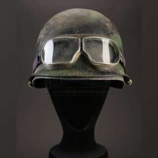 Fury (2014) | Don “Wardaddy” Collier’s (Brad Pitt) Prop Camo M1 Helmet and Goggles | Propstore
