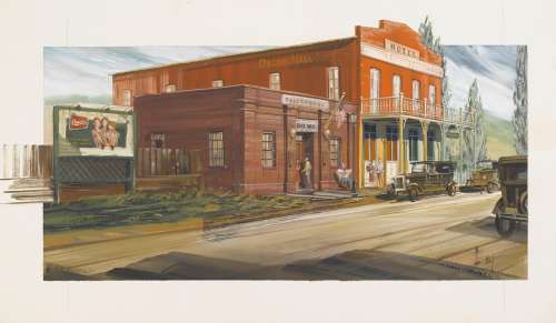 Lot 189 - A Honkytonk Man main street concept design