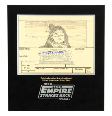Star Wars: the Empire Strikes Back | Signed Production Storyboard - The Only Hope (Opening V31) | Propstore (Buy Now)