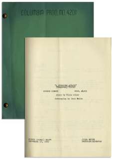 Moe Howard’s Script for the 1952 Three Stooges Film ’’Rip, Sew and Stitch’’ -- With Annotations in Moe’s Hand Including His Signature | Nate Sanders