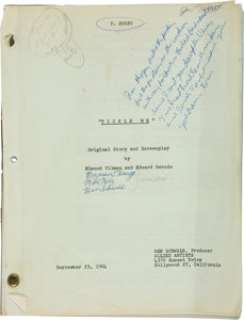 Elvis Presley-Related Script from "Tickle Me." | Heritage