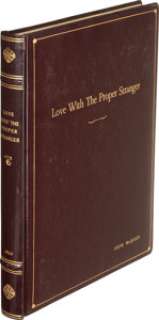 A Steve McQueen Owned Script from "Love With the Proper Stranger." | Heritage
