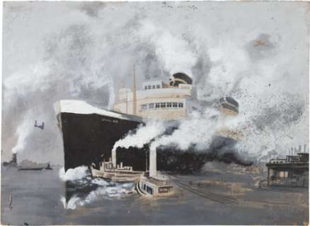 A Group of Original Pre-Production Set Drawings from "Eight Bells." (Total: 4 Items) | Heritage