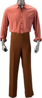 James Arness "Matt Dillon" Signature Red Shirt and Trousers from Gunsmoke (CBS TV, 1955-1975... | Heritage