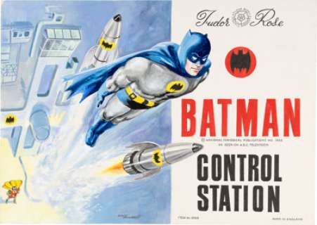 Tudor Rose Batman Control Station Original Artwork (Walt Howarth, 1966). | Heritage