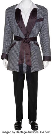 I Love Lucy (Desilu TV, 1951-1957), Desi Arnaz "Ricky Ricardo" Silk Smoking Jacket. | Heritage