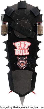 Back to the Future Part II (Universal, 1989), Thomas F. Wilson "Griff Tannen" Pit Bull Hoverboard. | Heritage