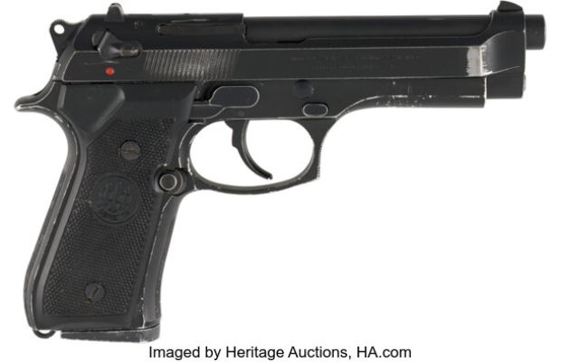 Die Hard (TCF, 1988), Bruce Willis "John McClane" Hero Beretta 92F Model Semi-Automatic Pistol, with Stembridge Gun Rentals Invoice. | Heritage
