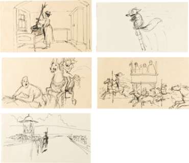Mary Poppins (Walt Disney, 1964), Archive of (67) Original Storyboards by Dale Barnhart.