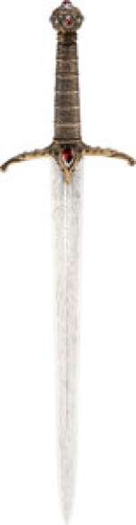 Joffrey Baratheon (Jack Gleeson) Hero "Widow‘s Wail" Longsword from Game of Thrones (HBO® Original 2011-2019, Season 4).