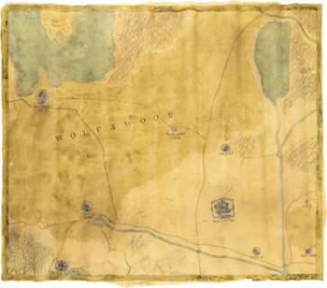 Jon Snow (Kit Harington) Command Map of Winterfell from Game of Thrones (HBO® Original 2011-2019, Season 6).