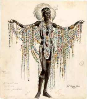 The Ten Commandments (Paramount, 1956), John Jensen Group of (3) Ethiopian Costume Sketches. (Total: 3 Items)