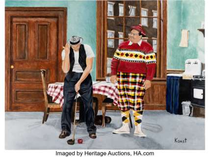 Linda Koast, "Hello Ball", Acrylic on Canvas Painting (ca. 2000s). (Total: 2 Items) | Heritage