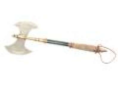 Grimm | Nick’s Weapons Cabinet Prop One-Handed Double-Headed Axe | ScreenBid