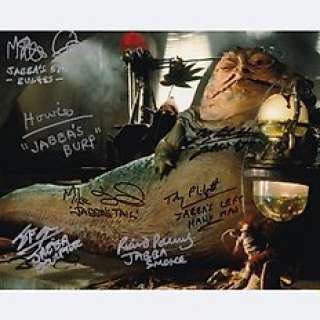 Star Wars Episode Vi: Return of the Jedi | Star Wars Episode VI: Return of the Jedi - Jabba the Hutt Signed by 7 - See Description! | Catawiki