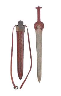 TROY (2004) - Lot 389 - Agamemnon‘s (Brian Cox) Hero Sword and Scabbard