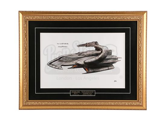 Stargate SG-1 (T.V. Series, 1997 - 2007) | Goa’uld Mothership Concept Art | Propstore (Buy Now)