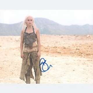 Game of Thrones | Game of Thrones - Signed by Emilia Clarke (Daenerys Targaryen) | Catawiki