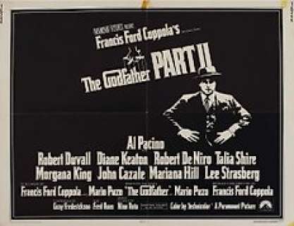 The Godfather Part II Original Us Half Sheet Poster 1974 | The Godfather Part II Original US Half Sheet Poster 1974 | Catawiki