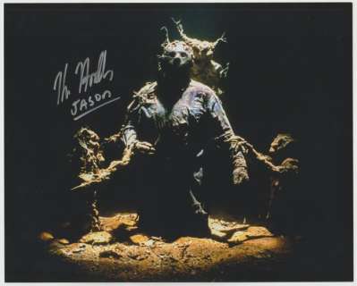 Friday the 13th - Jason Goes to Hell: The Final Friday - signed 8x10 photo - Kane Hodder as Jason Voorhees | Catawiki