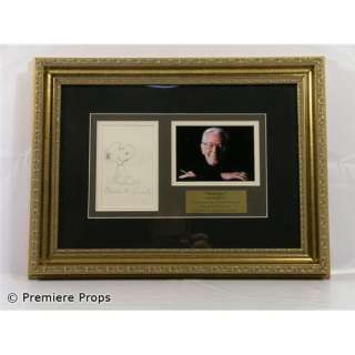 Snoopy Original Charles Schulz Signed Drawing | Premiere Props