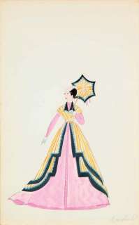 Mary Grant costume sketch for Deanna Durbin from Up in Central Park | Profiles in History