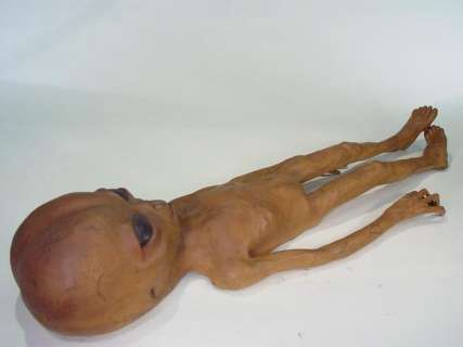X-files 3 Foot Life Size Rubber Foam Alien | Super Auctions