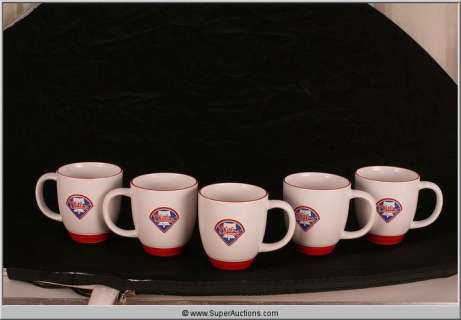 Lot 215 - "Law Abiding Citizen" Set of 6 Phillies Coffee Mugs