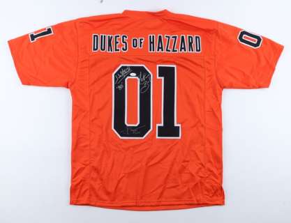 Dukes of Hazzard - Triple signed by John Schneider, Catherine Bach & Tom Wopat - With JSA Authentication Certification | Catawiki