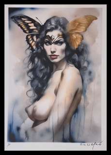 Wonder Woman - watercolor edition "Surreal Harmonies" by Emma Wildfang - Large size | Catawiki