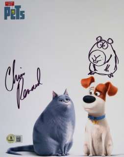 The Secret Life of Pets - Director - Chris Renaud - Autograph Scketch, Photo with Beckett COA | Catawiki