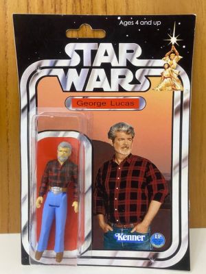 Miniature figure - Plastic George Lucas - Star Wars Action Figure Custom Fan Art Darth Vader Kenner | Catawiki