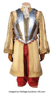 Leonardio DiCaprio "King Louis XIV" armored costume from The Man in the Iron Mask. ...