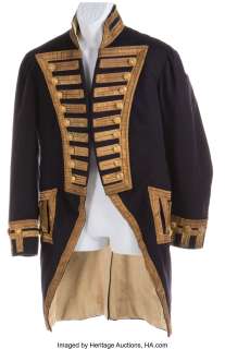 Laurence Olivier "Lord Horatio Nelson" formal military coat from That Hamilton Woman....