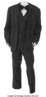 Jerry Lewis "Prof. Julius Kelp" production made (3)-piece suit from The Nutty Professor....