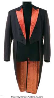 Al Lewis "Grandpa Munster" signature vampire tailcoat from The Munsters....