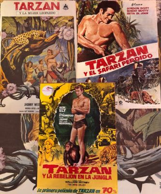 Sci-fi/Horror Film - Lote 3 Carteles Tarzan | Catawiki